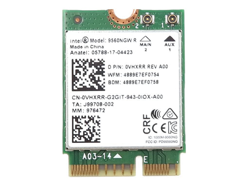 9560NGW R Wireless-AC 9560 PCI-Express M.2 2230 802.11ac WLAN Bluetooth 5.1 WiFi Card VHXRR 0VHXRR CN-0VHXRR Compatible Replacement Spare